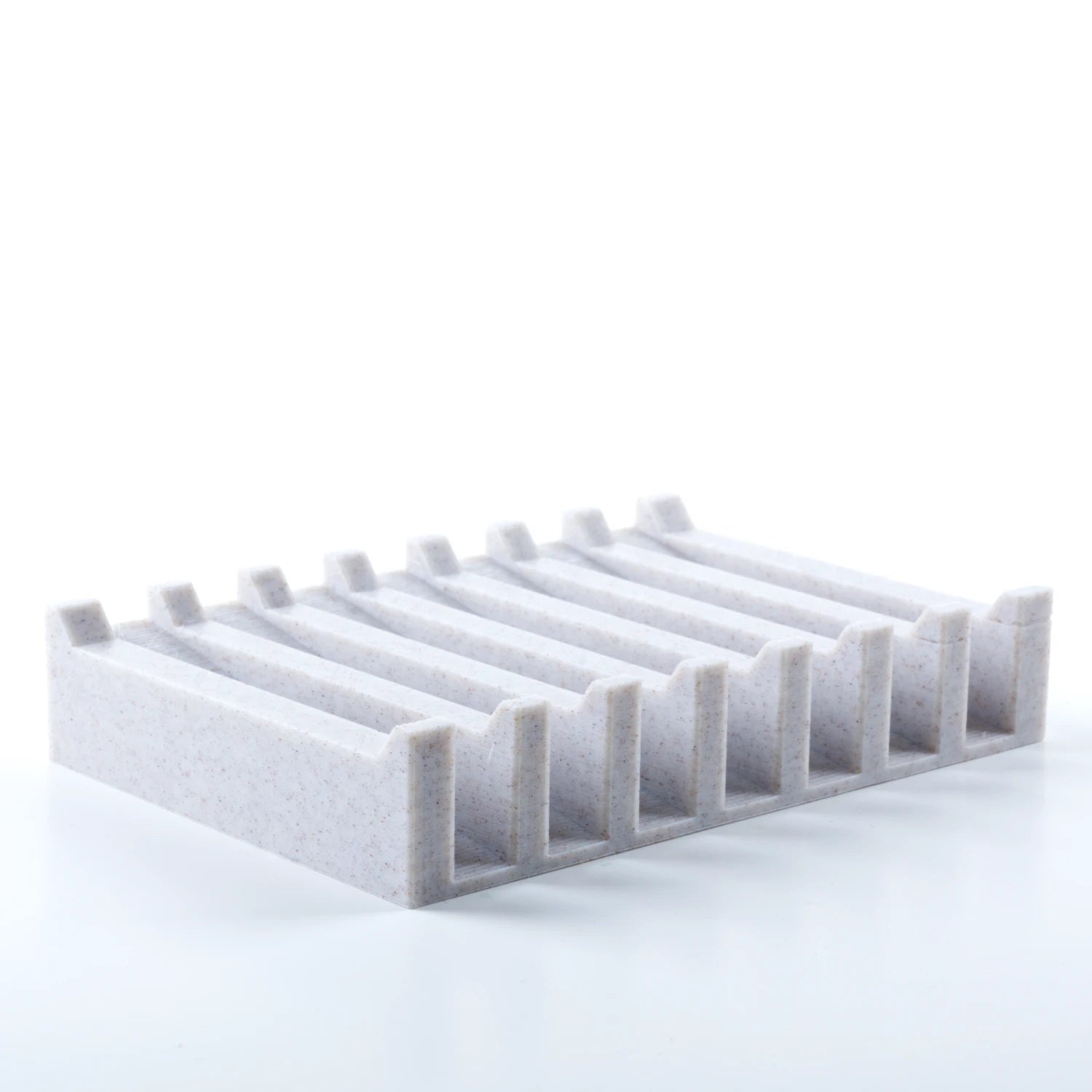 Large marble biodegradable soap dish 3d printed from plant-based filament. made in Alaska