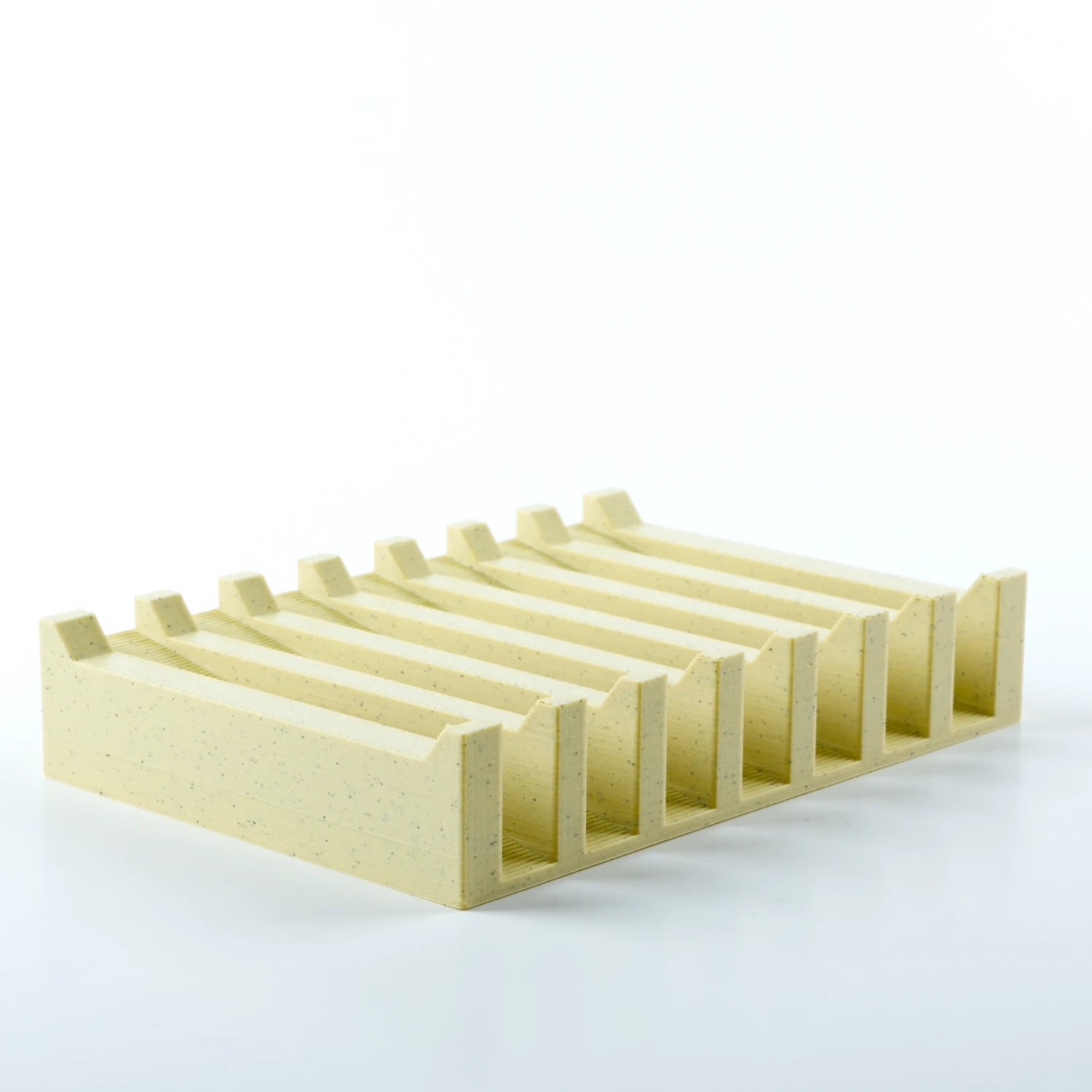 Large sandstone biodegradable soap dish 3d printed from plant-based filament. made in Alaska