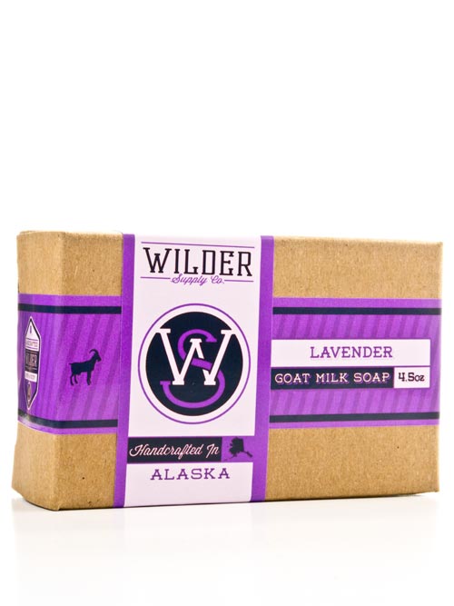 Relax in the floral burst of lavender goat milk soap