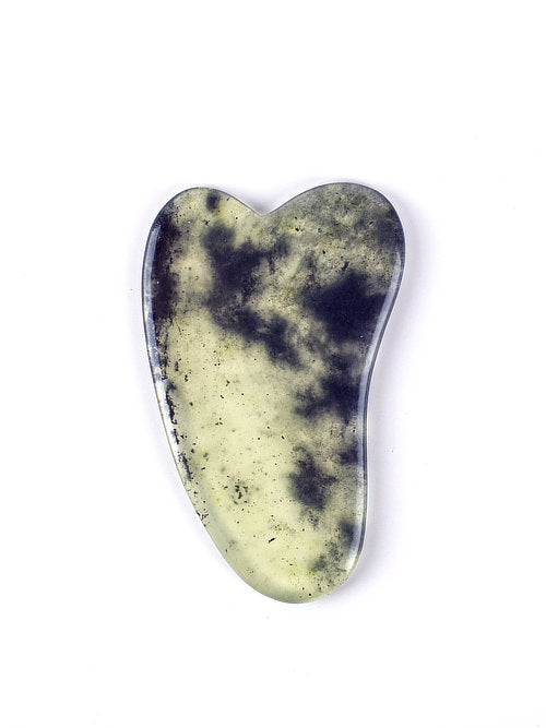 Natural jade gua sha facial tool