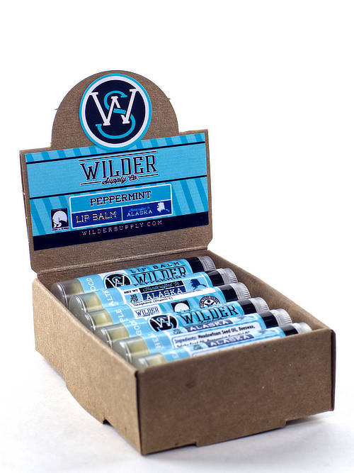 peppermint lip balm 12 pack for wholesale