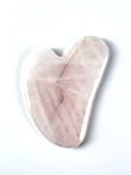 Rose quarts gua sha facial tool