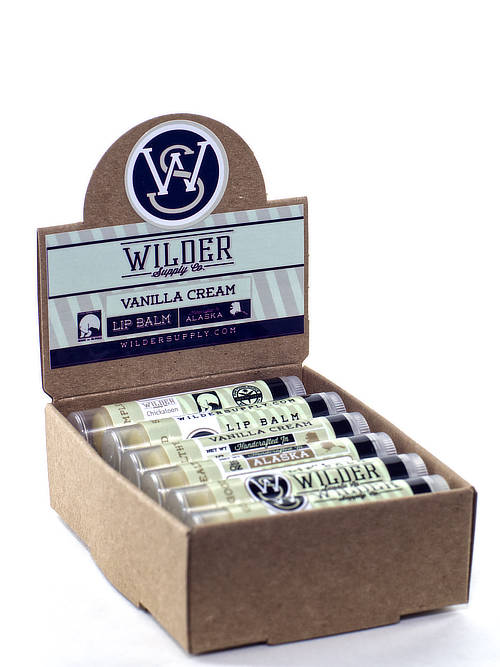 vanilla lip balm 12 pack for wholesale